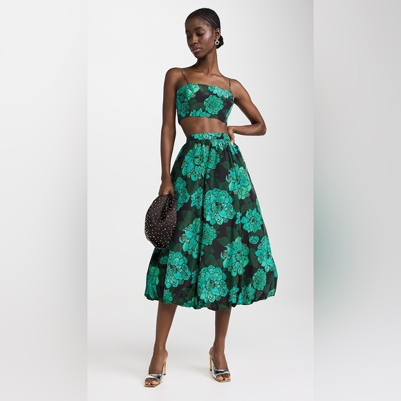 RHODE Penny Top & Cassandra Skirt in Bahia Fleur Grande - Picture 2 of 7